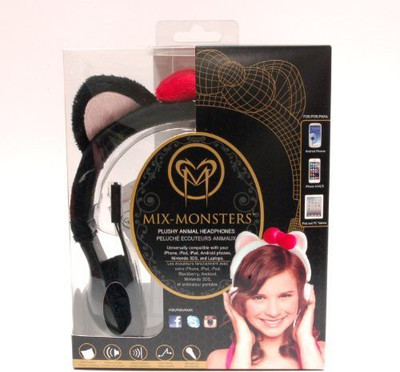 

Emio Mix-Monsters Headphones Kitten Headphone(Black)