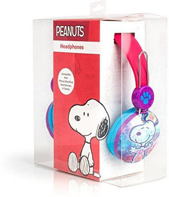 

Sakar Over The Ear Kids Safe Headphones (Peanuts) Headphone(Multicolor)