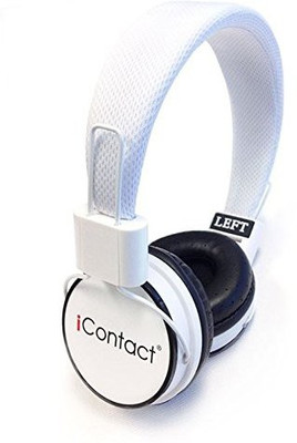 

Icontact Ic-Hp205 - Multipurpose Wi Headphone With Built-In Microphone And One-Touch Playback Control Headphone(White)