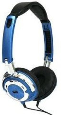 

Ihip Ip-Popmetal-Bl 90 Degree Swivel Dj-Style Headphone, Blue Headphone(Blue)