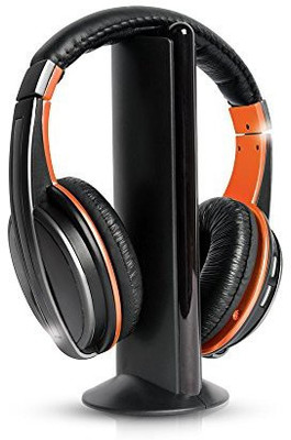 

Protocol Hi-Def Wireless Headphones; Best Deal Headphone(Orange)