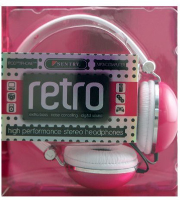 

Sentry Industries Inc. Sentry Ho276 Retro High Performance Stereo Headphones Headphone(White)