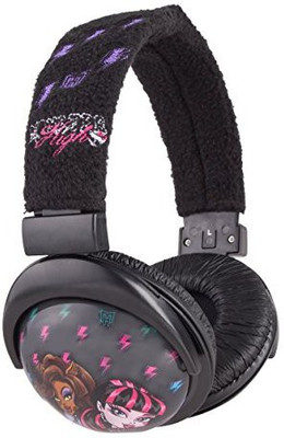 

Sakar Monster High Printed Plush Headphones(11648) Headphone(Black)