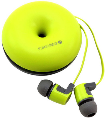 

Zebronics ZEB-EM990 Headphone(Green, In the Ear)