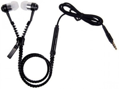 

eworld ewzipper(bl) Headphone(Black, In the Ear)