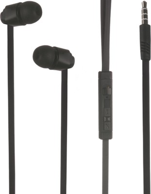 

Power BL-460 Black Smart head Geeky series - Universal supported 3.5mm Head phone with MIC Headphones(Black, In the Ear)