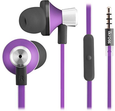 

iKross Noise-Isolation Headphone(Purple, In the Ear)