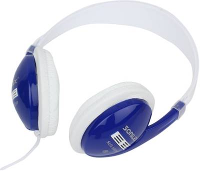 Sonilex 1003 Stereo Dynamic 3 D Sound Headphones (Blue, White, On the Ear) 
