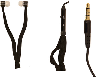 Amaze US ST-001-Lace-Black Headphone(Black, In the Ear)