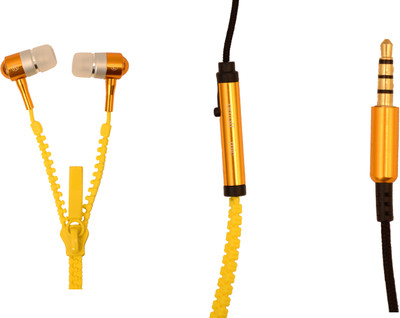

Amaze US ZipperD-04-Yellow Headphone(Yellow, In the Ear)