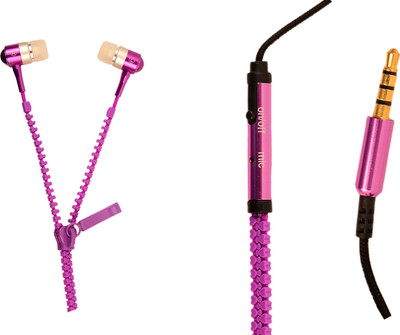 

Amaze US ZipperD-04-Purple Headphone(Purple, In the Ear)