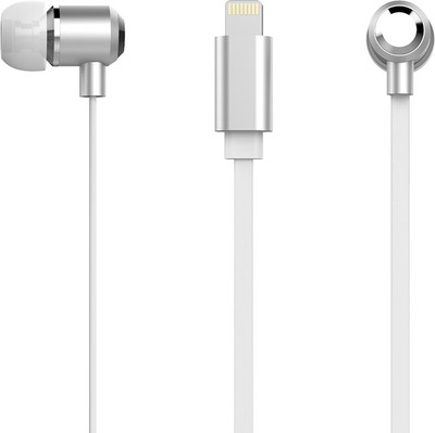 

Rock Y8 stereo earphone Headphone(White, In the Ear)