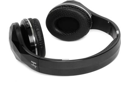 Hottech 3269 Stereo Dynamic Headphone Wired & Wireless bluetooth Headphones (Black, Over the Ear) 