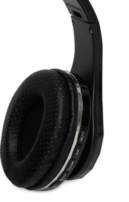 Hottech 3269 Stereo Dynamic Headphone Wired & Wireless bluetooth Headphones (Black, Over the Ear) 