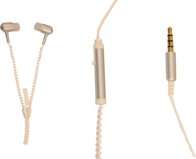 

Amaze US ZipperD-01-White Headphone(White, In the Ear)