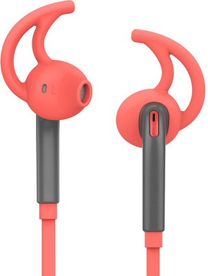 

Rock Mucu stereo earphone Headphone(Red, In the Ear)