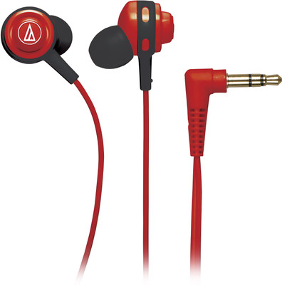 

Audio Technica ATH-COR150 Headphone(Red, In the Ear)
