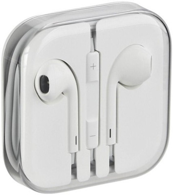 

SLR Earphones EarPods Headphone(White, In the Ear)