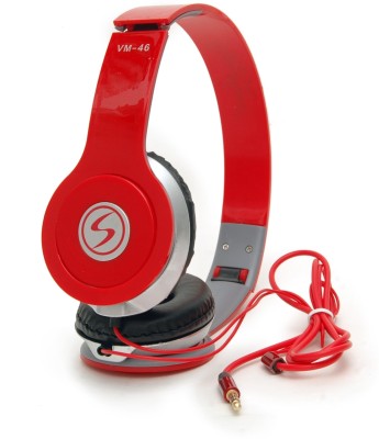 Signature VM-46 Headphone(Red, Over the Ear) 1