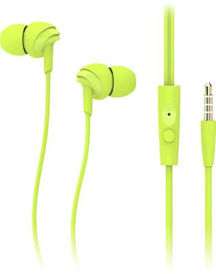 

Rock Y1 stereo earphone Headphone(Green, In the Ear)