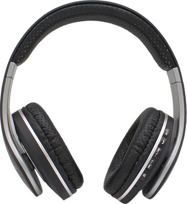 

HI-PLUS H211F Wireless Stereo TFT Card, FM Radio & Call Support,Multifuctional Keys Bluetooth Headphone(Black, Over the Ear)