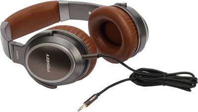 PISEN HD500 Stereo Dynamic Headphone Wired Headphones (Brown, Over the Ear) 