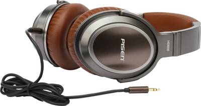 PISEN HD500 Stereo Dynamic Headphone Wired Headphones (Brown, Over the Ear) 