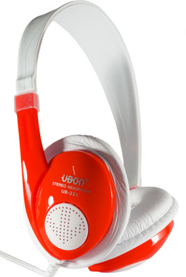 

Ubon UB-221 Headphone(Red, On the Ear)