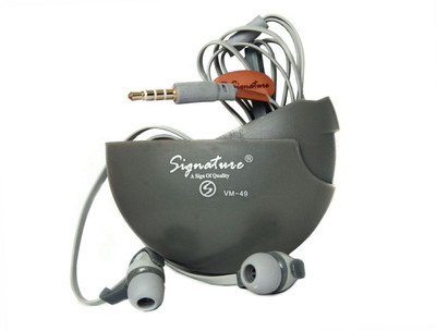 

Signature VM-49 Sporty Headphone(Black, In the Ear)