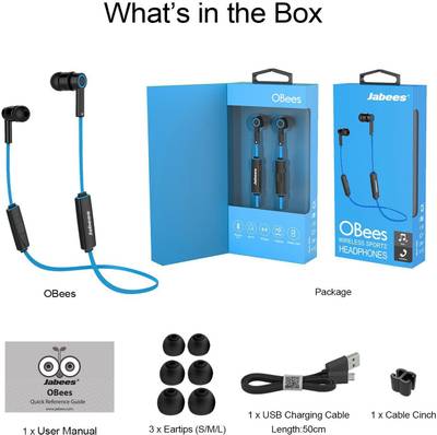 Jabees Obees Stereo Dynamic Wireless bluetooth Headphones