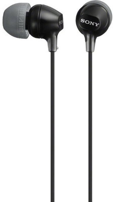

Sony MDR-EX15LP-Black Headphone(Black, In the Ear)