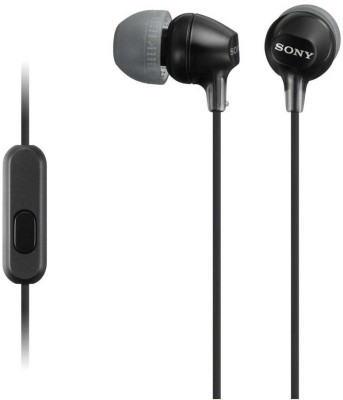 SONY EX15AP Wired without Mic Headset(Black, In the Ear)