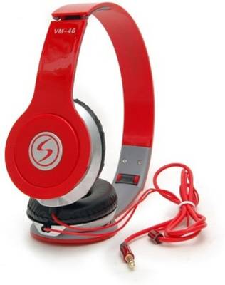 Signature smart phones by Edee Over-the-ear Wired Headphones (Red, Over the Ear) 