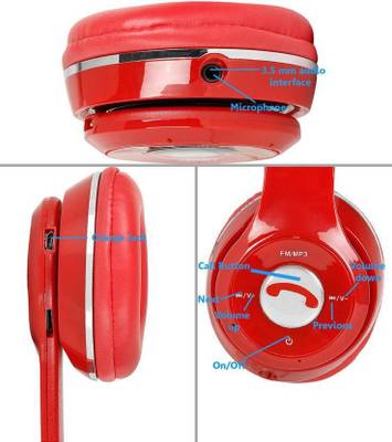 fiado s460 high bass stereo dynamic Wired &amp; Wireless bluetooth He...