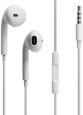 

Aone Earpods Wired Headset with Mic(White, In the Ear)