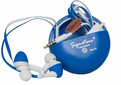 

Signature VM-50 Sporty Headphone(Blue, In the Ear)