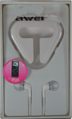 

Awei Earphone For Apple Ipod Headphone(White, In the Ear)