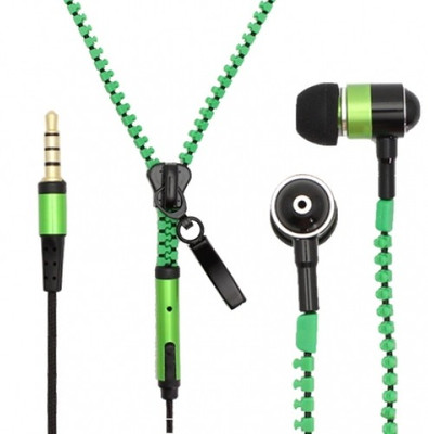 

Himtek Zipper Dynamic Headphone(Green, In the Ear)