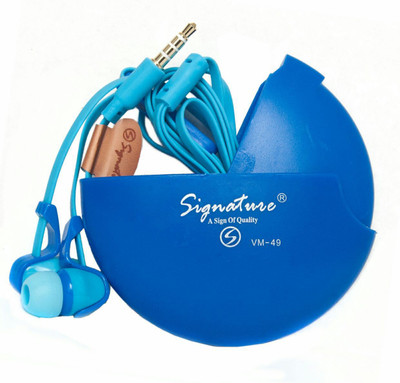 

Signature VM-49 Sporty Headphone(Blue, In the Ear)
