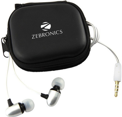 

Zebronics ZEB-EM2 Headphone(Silver, In the Ear)