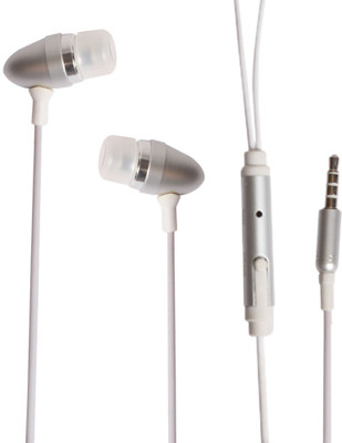 

Callmate Metal HQ Headphone(Silver, In the Ear)