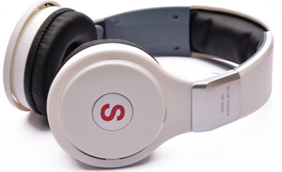 

Kemket Bluetooth Over Ear Stereo Headphone Headphone(White, On the Ear)