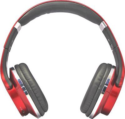 Digitek DBHS-001 Stereo Headphone Wired & Wireless bluetooth Headphones (Red, Over the Ear) 