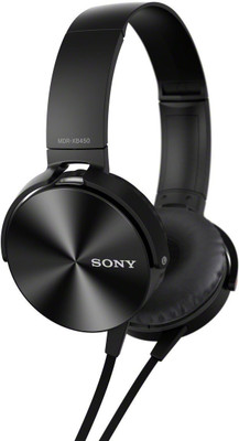 

Sony MDR-XB450_Black Headphone(Black, On the Ear)