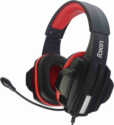 

Foxin FHM-404U Black Headphone(Black, Over the Ear)