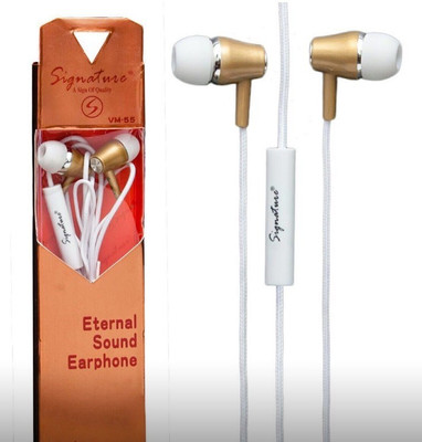 

Signature VM-55 Headphone(White, In the Ear)