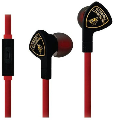 

Lamborghini Lamborghini Ear Phone Red Headphone(Red, Black, In the Ear), Black;red