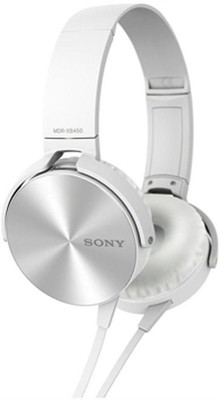 

Sony MDR-XB450_White Headphone(White, On the Ear)