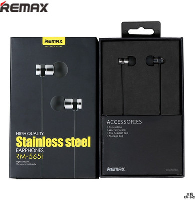 

Remax RM-565i Headphone(Black, In the Ear)