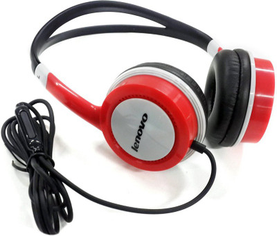 

Lenovo P410 Headphone(Red, On the Ear)